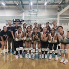 Emerald Aerouants Girls Varsity Volleyball Fall 25-26 team photo.