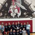 Calvary Christian Academy Knights Girls Varsity Volleyball Fall 25-26 team photo.