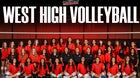 West Panthers Girls Varsity Volleyball Fall 25-26 team photo.