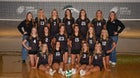 Eagle Mustangs Girls Varsity Volleyball Fall 25-26 team photo.