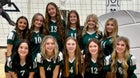 Normangee Panthers Girls Varsity Volleyball Fall 25-26 team photo.
