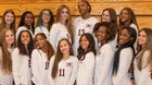 Manchester Red Hawks Girls Varsity Volleyball Fall 25-26 team photo.