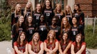 Duchesne Cardinals Girls Varsity Volleyball Fall 25-26 team photo.