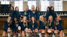 Grosse Pointe South Blue Devils Girls Varsity Volleyball Fall 25-26 team photo.