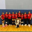 IDEA Frontier College Prep  Girls Varsity Volleyball Fall 25-26 team photo.