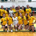 Hastings Yellow Jackets Girls Varsity Volleyball Fall 25-26 team photo.