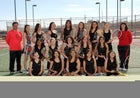 Grants Pirates Girls Varsity Tennis Spring 14-15 team photo.