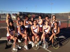 Gadsden Panthers Girls Varsity Tennis Spring 14-15 team photo.