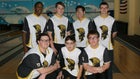 Salmen Spartans Boys Varsity Bowling Spring 18-19 team photo.