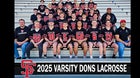 Spanish Fork Dons Boys Varsity Lacrosse Spring 24-25 team photo.
