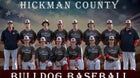 Hickman County Bulldogs Boys Varsity Baseball Spring 23-24 team photo.