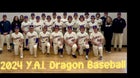 York Institute Dragons Boys Varsity Baseball Spring 23-24 team photo.