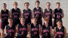 Santa Fe Waldorf Wolves Boys Varsity Basketball Winter 22-23 team photo.