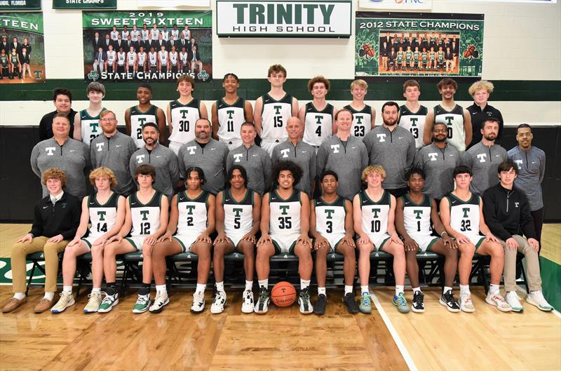 Trinity high school store basketball roster