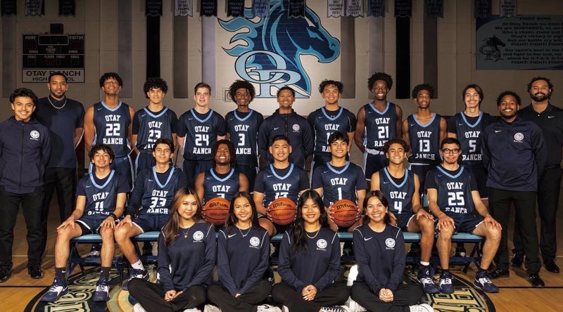 Roster Otay Ranch Mustangs (Chula Vista CA) Varsity Basketball 22 23