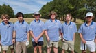 Louisburg Warriors Boys Varsity Golf Spring 23-24 team photo.