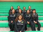 Newcomb Skyhawks Girls Varsity Cross Country Fall 18-19 team photo.