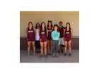 Belen Eagles Girls Varsity Cross Country Fall 18-19 team photo.