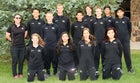 Wright Panthers Girls Varsity Cross Country Fall 18-19 team photo.