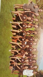Eldorado Golden Eagles Girls Varsity Cross Country Fall 18-19 team photo.