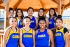 Cuba Rams Girls Varsity Cross Country Fall 18-19 team photo.