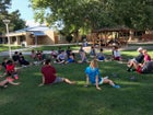 Sandia Prep Sundevils Girls Varsity Cross Country Fall 18-19 team photo.