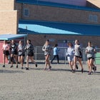 Aztec Tigers Girls Varsity Cross Country Fall 18-19 team photo.