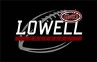 Lowell Red Devils Boys Varsity Football Fall 14-15 team photo.