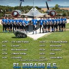 El Dorado Cougars Boys Varsity Football Fall 14-15 team photo.