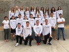 Hope Christian Huskies Girls Varsity Swimming Winter 18-19 team photo.