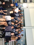 Santa Fe Prep Blue Griffin Girls Varsity Swimming Winter 18-19 team photo.