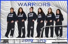 Socorro Warriors Girls Varsity Swimming Winter 18-19 team photo.