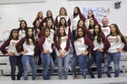 Belen Eagles Girls Varsity Swimming Winter 18-19 team photo.