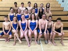 Santa Fe Demons Girls Varsity Swimming Winter 18-19 team photo.