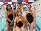 Gallup Bengals Girls Varsity Swimming Winter 18-19 team photo.