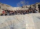 Sandia Matadors Girls Varsity Swimming Winter 18-19 team photo.