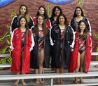 Rio Grande Ravens Girls Varsity Swimming Winter 18-19 team photo.