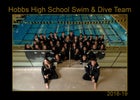Hobbs Eagles Girls Varsity Swimming Winter 18-19 team photo.