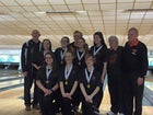 Union-Endicott Tigers Girls Varsity Bowling Winter 15-16 team photo.