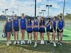 May River Sharks  Girls Varsity Tennis Fall 24-25 team photo.