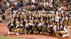 Belen Eagles Co-ed Varsity Cheer Fall 22-23 team photo.