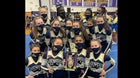 Newburgh Free Academy Goldbacks Co-ed Varsity Cheer Fall 22-23 team photo.