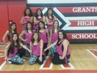 Grants Pirates Co-ed Varsity Dance Team Winter 14-15 team photo.