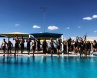Florence Gophers Boys Varsity Swimming Fall 19-20 team photo.