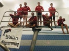 Wallace Miners Boys Varsity Swimming Fall 19-20 team photo.