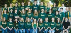 Bonneville Bees Boys Varsity Swimming Fall 19-20 team photo.