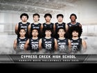 Cypress Creek Bears Boys Varsity Volleyball Spring 24-25 team photo.