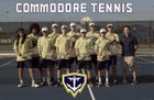 Eau Gallie Commodores Boys Varsity Tennis Spring 17-18 team photo.