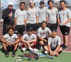 Paloma Valley Wildcats Boys Varsity Tennis Spring 17-18 team photo.