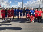 Firebaugh Eagles Boys Varsity Tennis Spring 17-18 team photo.